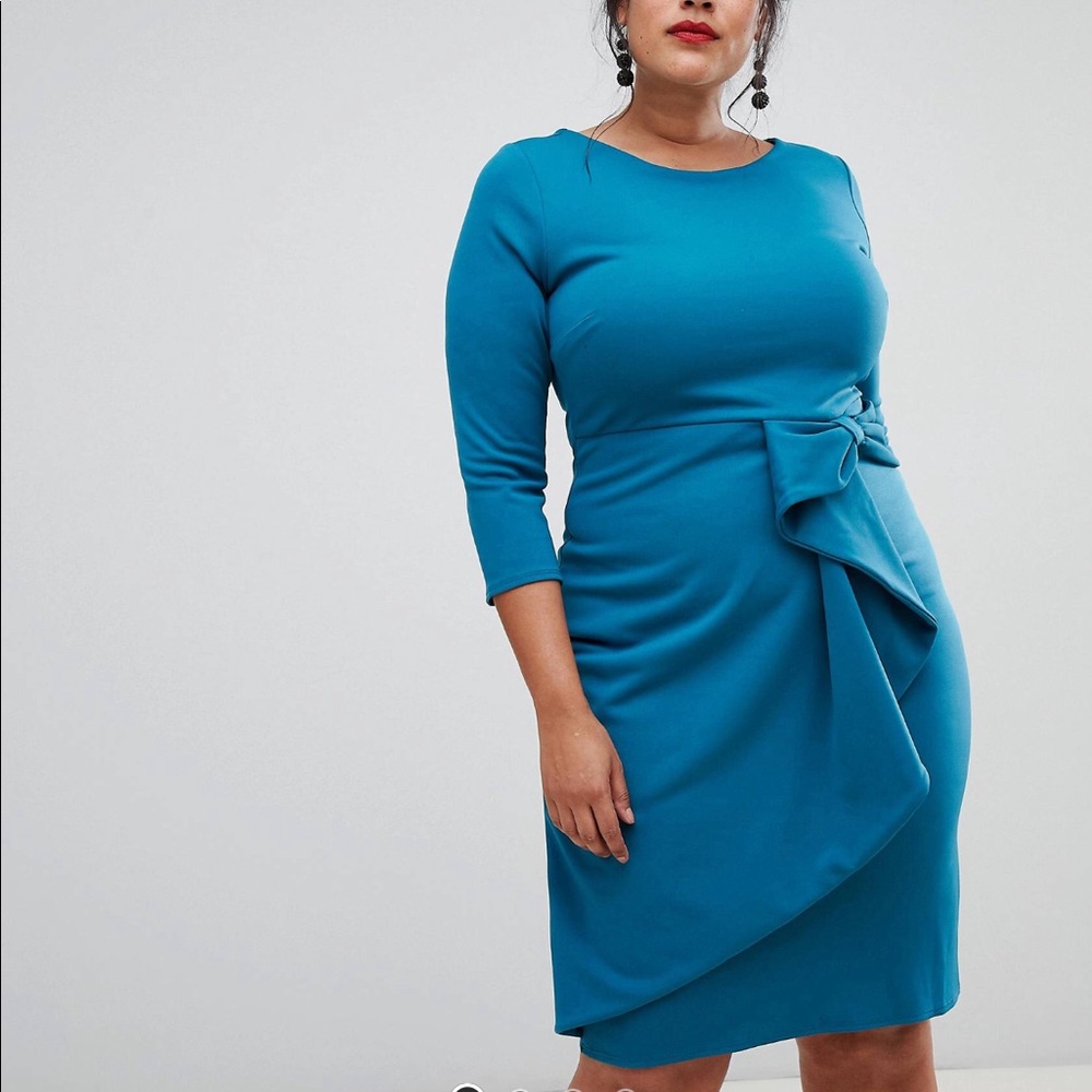 Pleat Front Dress